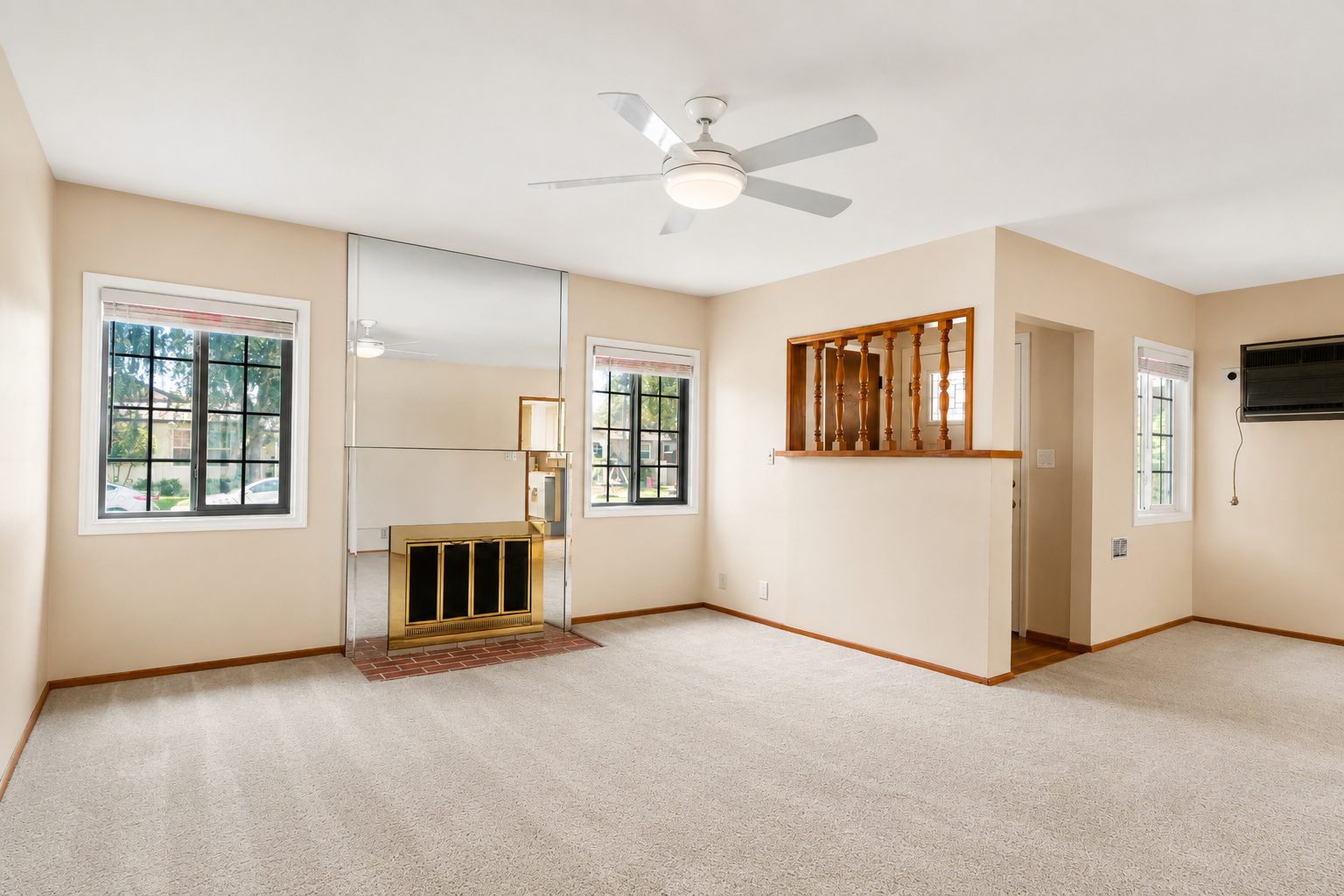 Living room after professional editing