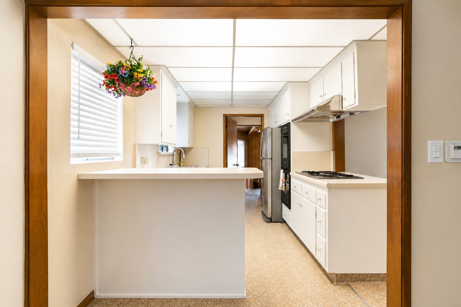 Kitchen after professional editing