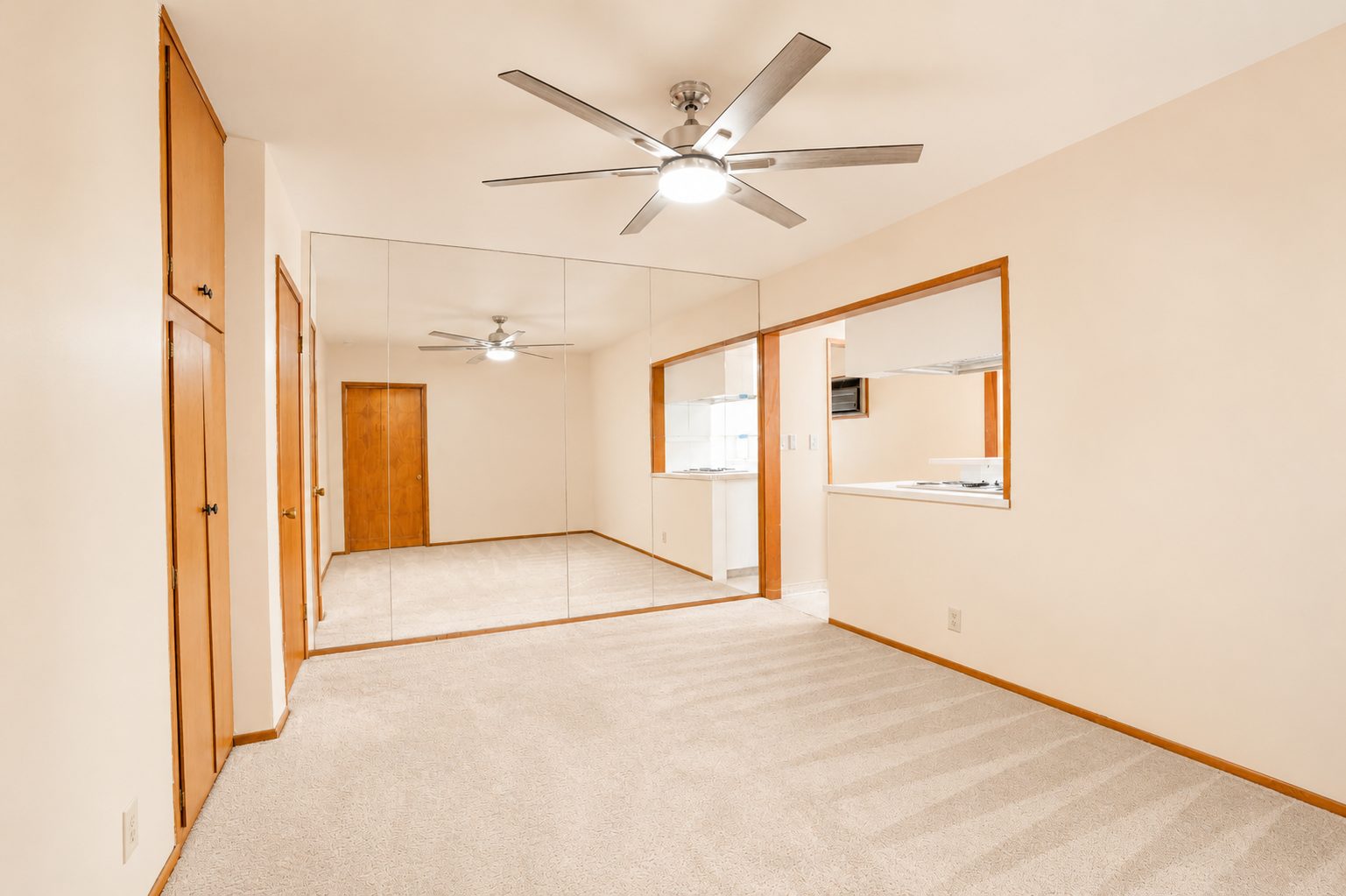 Bedroom after professional editing