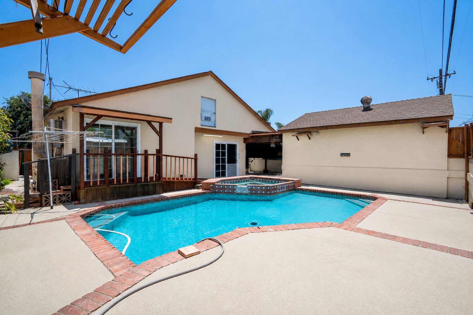 Pool after professional editing
