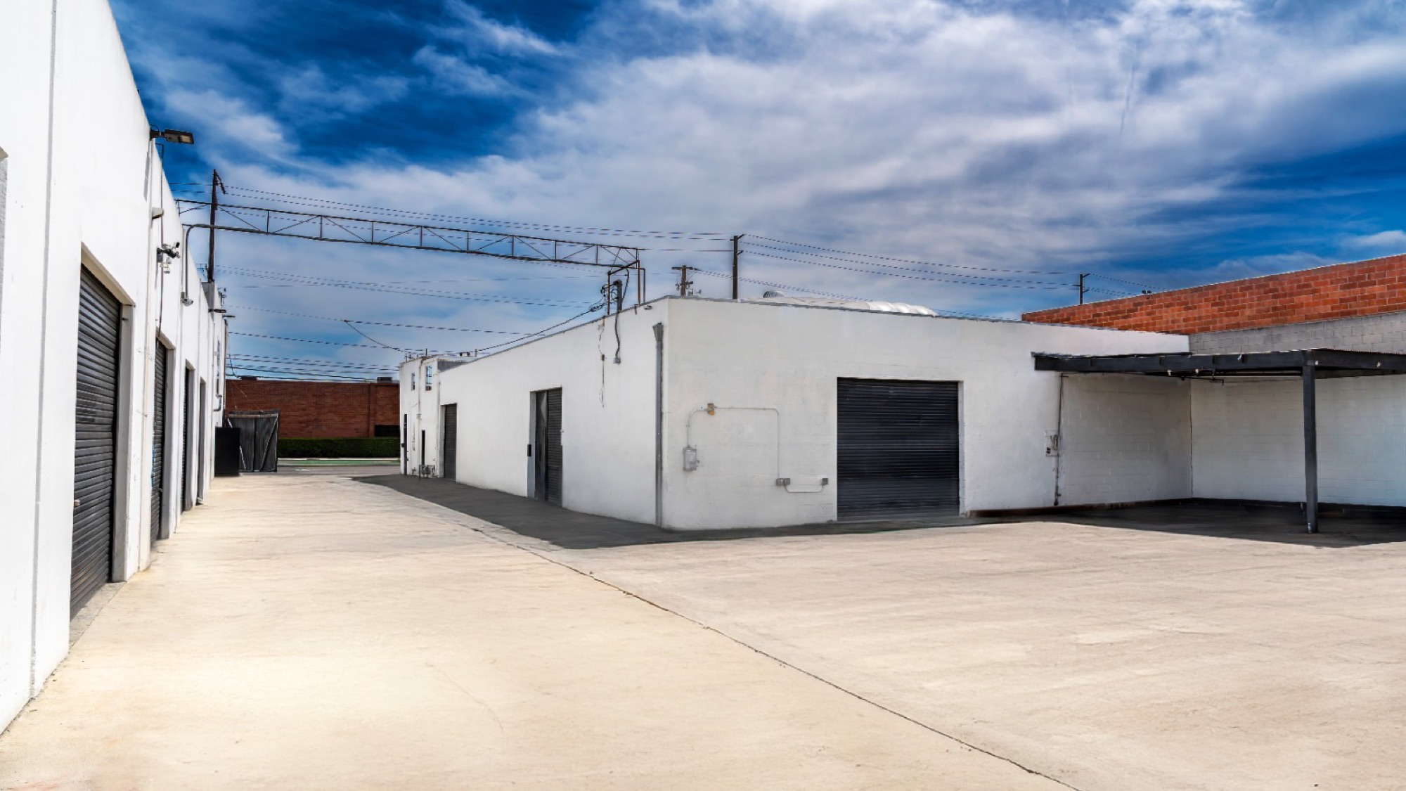 Panoramic view of the commercial property